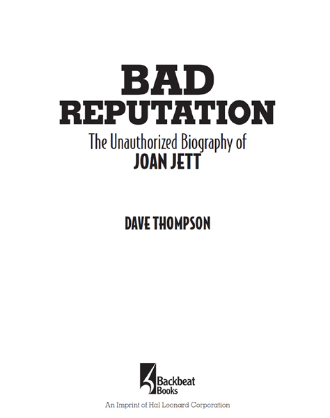 Copyright 2011 by Dave Thompson All rights reserved No part of this book may - photo 1