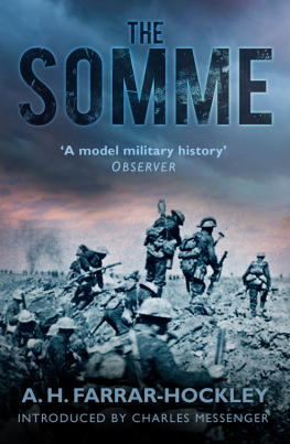 A.H. Farrar-Hockley - The Somme