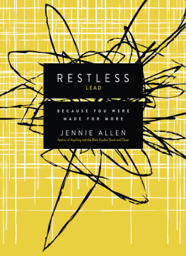 Jennie Allen Restless Bible Leaders Guide: Because You Were Made for More