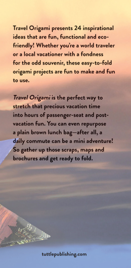 Cindy Ng - Travel Origami: 24 Fun and Functional Travel Keepsakes: Origami Books with 24 Easy Projects: Make Origami from Post Cards, Maps & More!