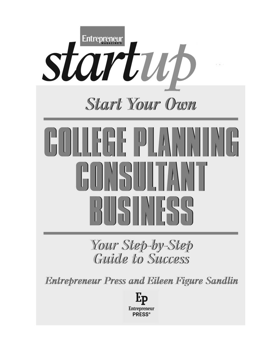 Table of Contents Additional titles in Entrepreneurs Startup Series Start - photo 2