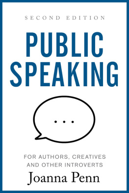 Joanna Penn - Public Speaking For Authors, Creatives And Other Introverts