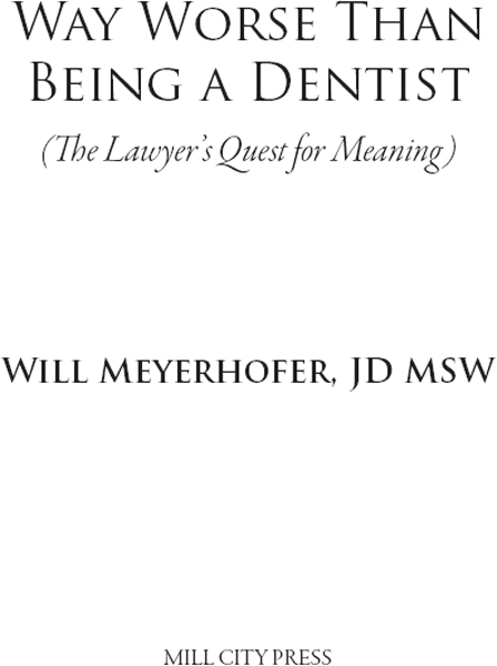 Way Worse Than Being A Dentist The Lawyers Quest for Meaning - image 2