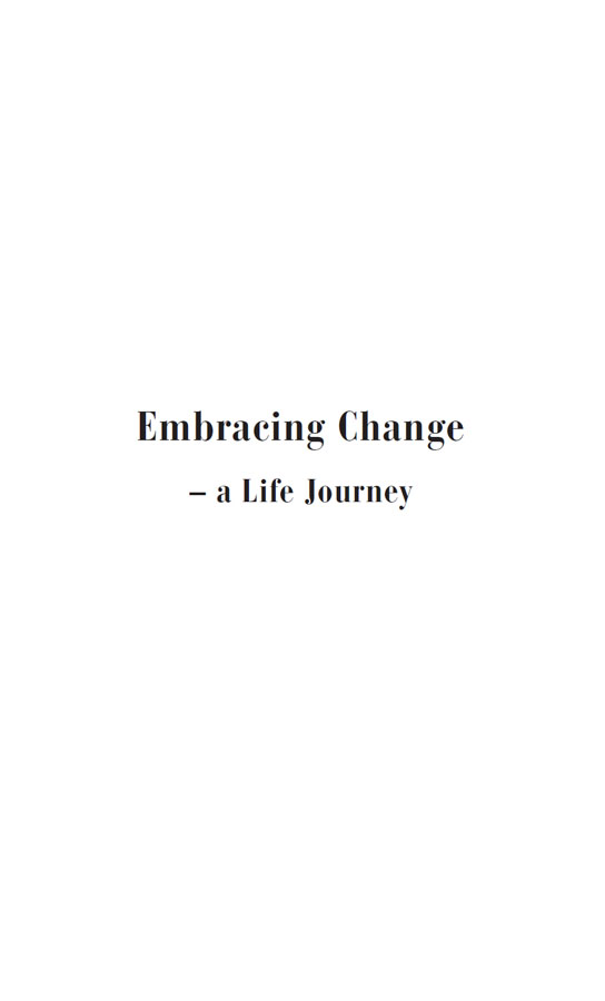 Embracing Change a Life Journey - image 2