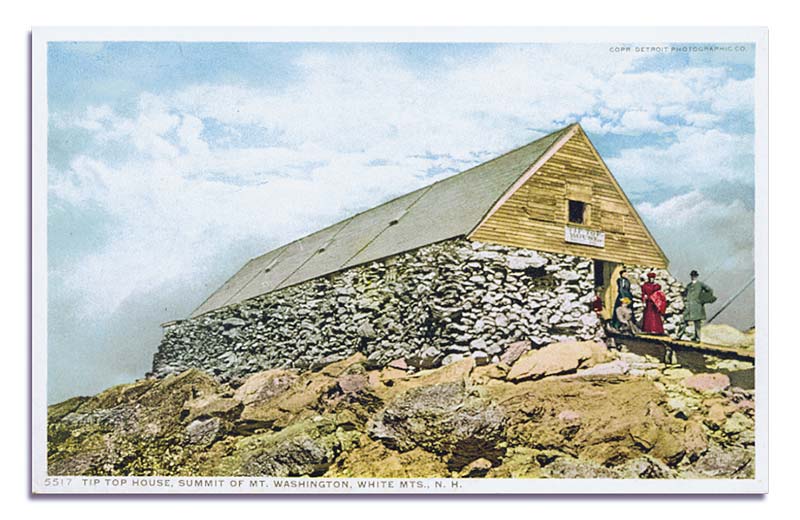 historic Tip Top House at the summit of Mt Washington The first automobile - photo 8