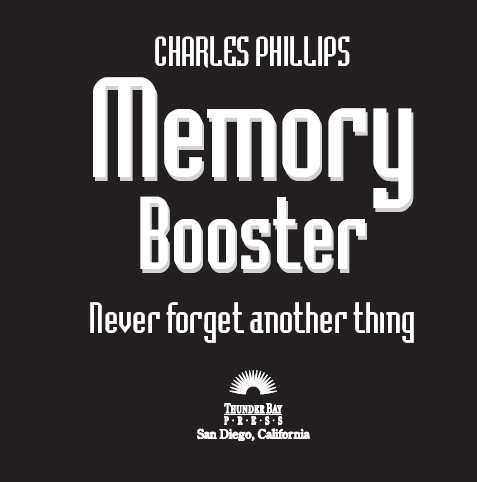 Memory Booster Book Never Forget Another Thing - image 2