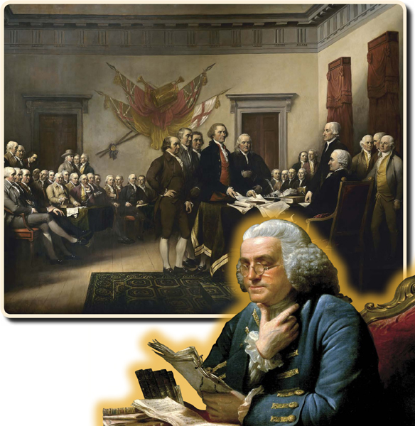 Some think this painting by John Trumbull shows the signing of the Declaration - photo 6