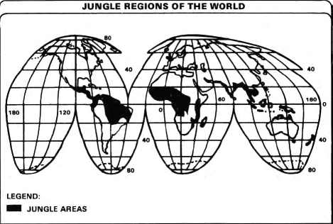 Figure 1-2 Jungle Regions of the World TYPES OF JUNGLES The jungle - photo 4