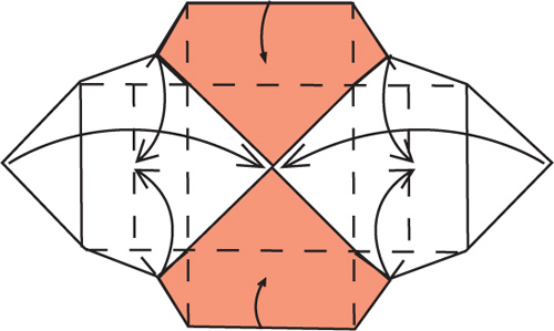 Continue to shape the box Feel which way the creases move most easily - photo 18