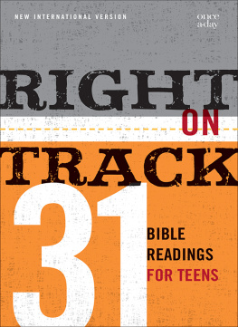 Zondervan - Right on Track: 31 Bible Readings for Teens