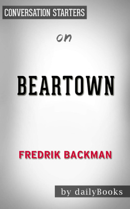 dailyBooks - Beartown--A Novel by Fredrik Backman | Conversation Starters