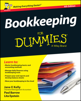 Jane E. Kelly Bookkeeping for Dummies: 4th UK Edition