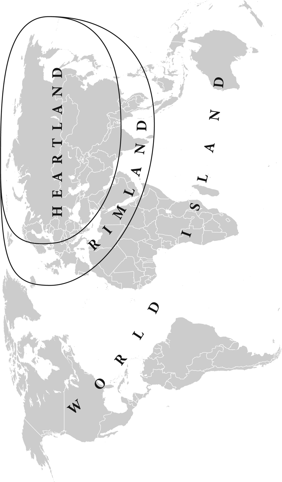 Map of Eurasia first outlined by Sir Halford Mackinder in his The Geographical - photo 2