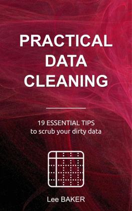 Lee Baker Practical Data Cleaning