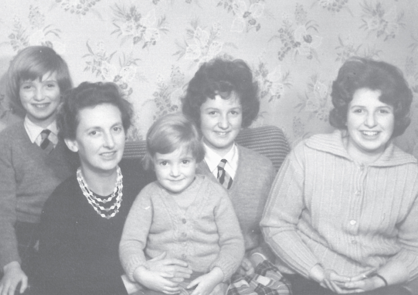 My mum now alone with four daughters Left to right Judi me Sally and - photo 4