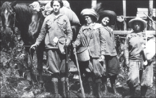 Women hikers along Middle Fork Trail Cascade Mountains about 1910 PROLOGUE - photo 6