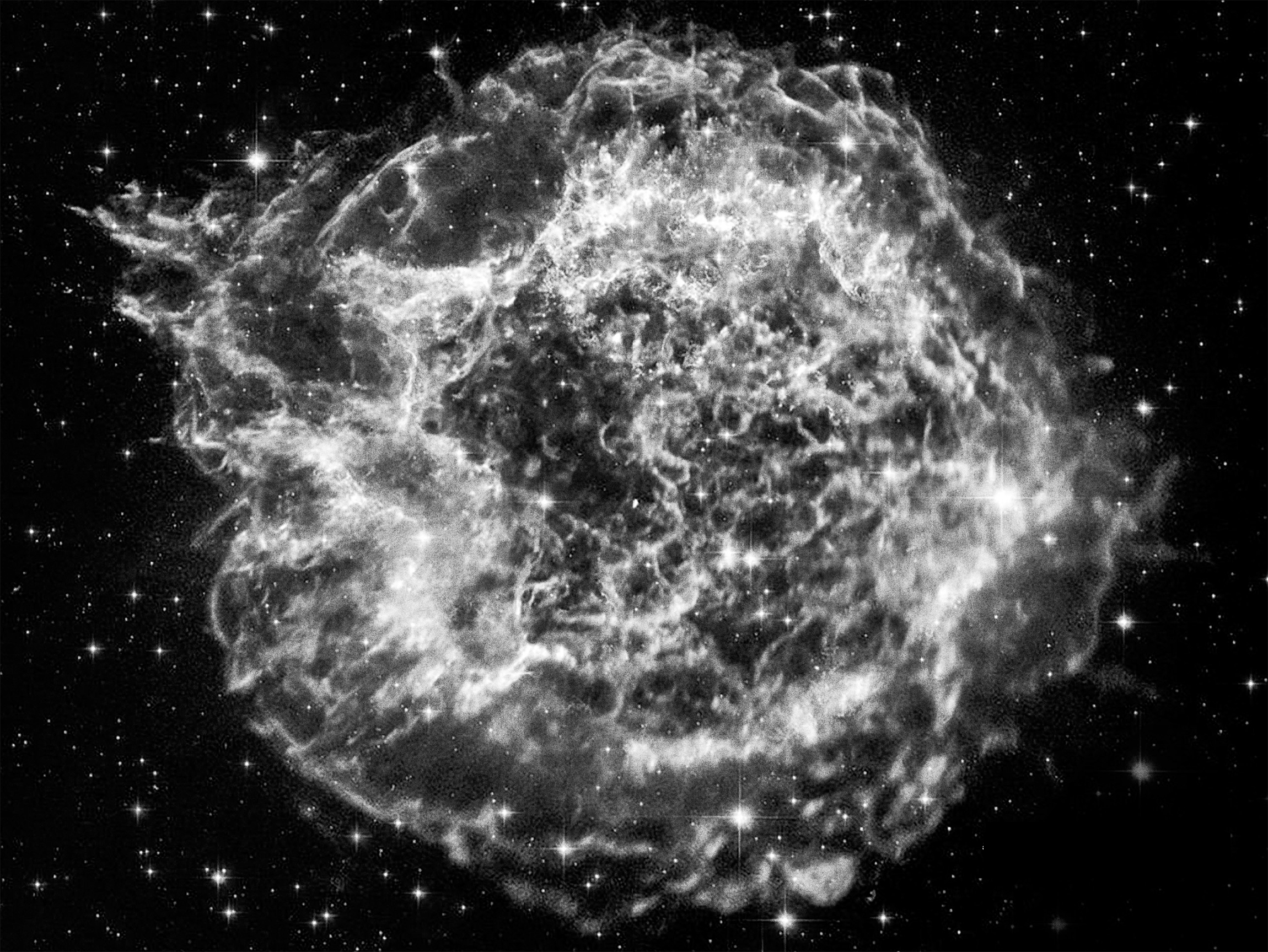 The supernova remnant Cassiopeia is the glowing debris field left behind after - photo 3