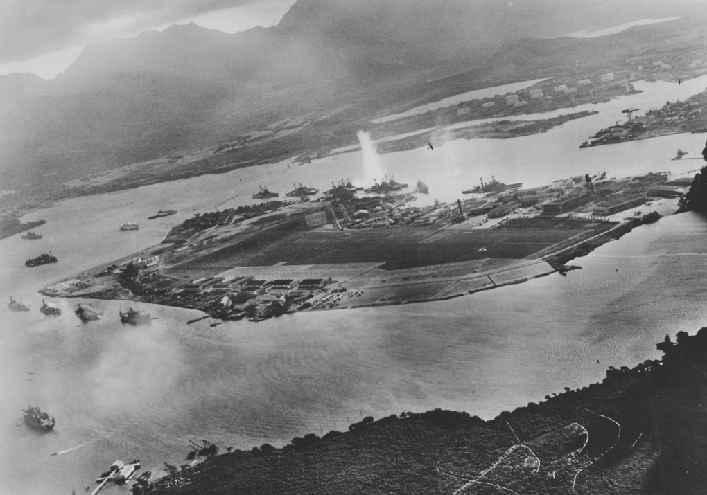 Ford Island was at the center of the attack when Japanese bombers dropped bombs - photo 4