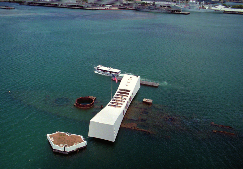 The sunken USS Arizona is the final resting place for many of the 1177 crew - photo 5