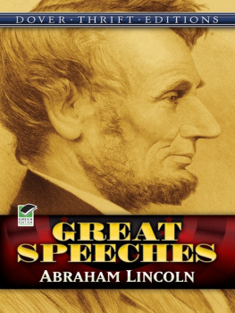 Abraham Lincoln Great Speeches