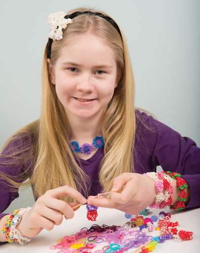 Meet Elizabeth Kollmarrubber band crafter author and eleven year old - photo 1