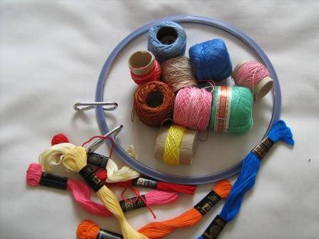 Frames andhoops You will need a frame orhoop on which to keep your fabric taut - photo 1