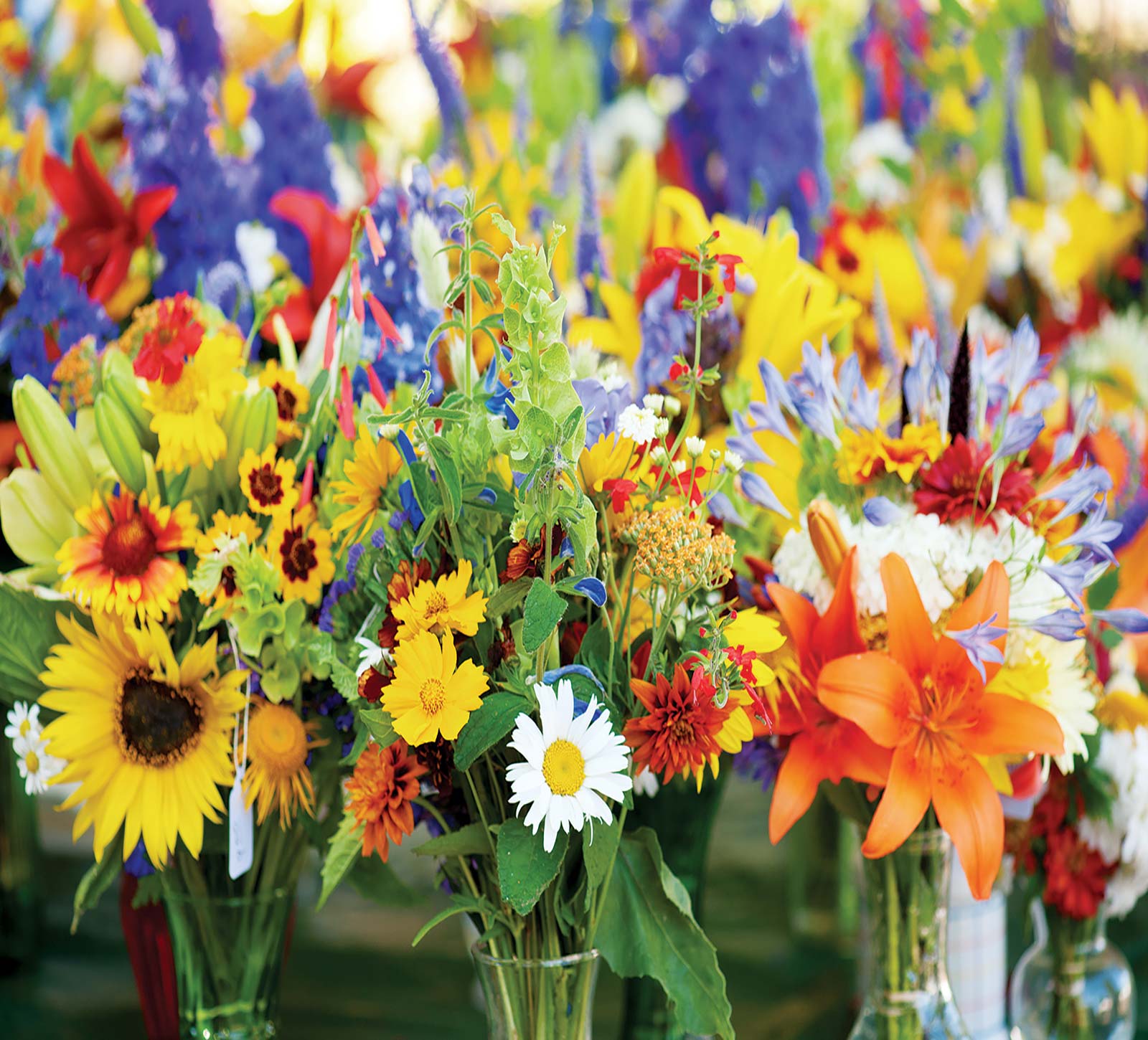 fresh flowers at a farmers market Yellowstones Grand Prismatic Spring - photo 12