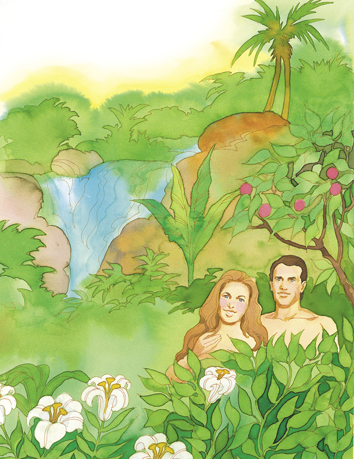 Then Heavenly Father and Jesus created Adam and Eve the first man and woman on - photo 7