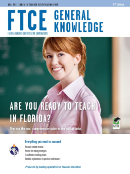 Alicia Mendoza - FTCE General Knowledge