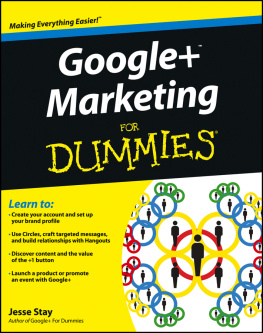 Jesse Stay - Google+ Marketing for Dummies