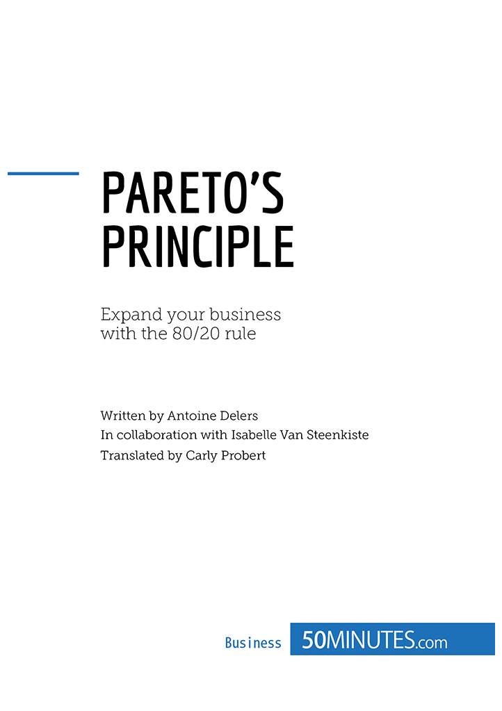 Paretos principle for business management Key points Names Paretos - photo 2