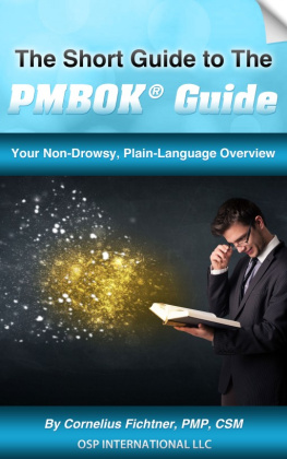 Cornelius Fichtner - The Short Guide to the PMBOK Guide