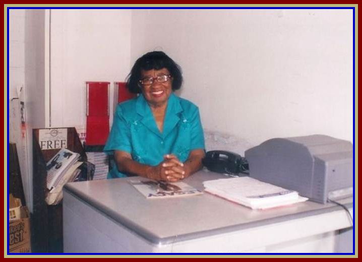 Clara Luper at her office desk in a corner ofthe Freedom Center We sat down - photo 4