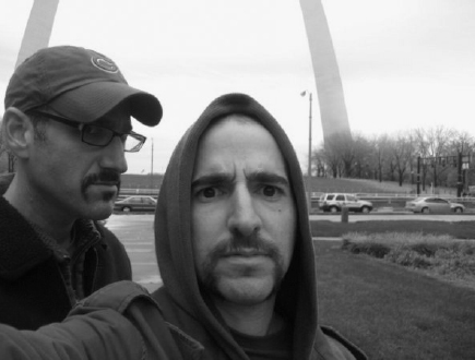 Sporting a Cubs hat at the St Louis arch Sporting a badass stache in general - photo 3