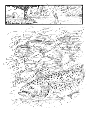 At the Grave of the Unknown Fisherman JOHN GIERACH Illustrated by Glenn Wolff - photo 1