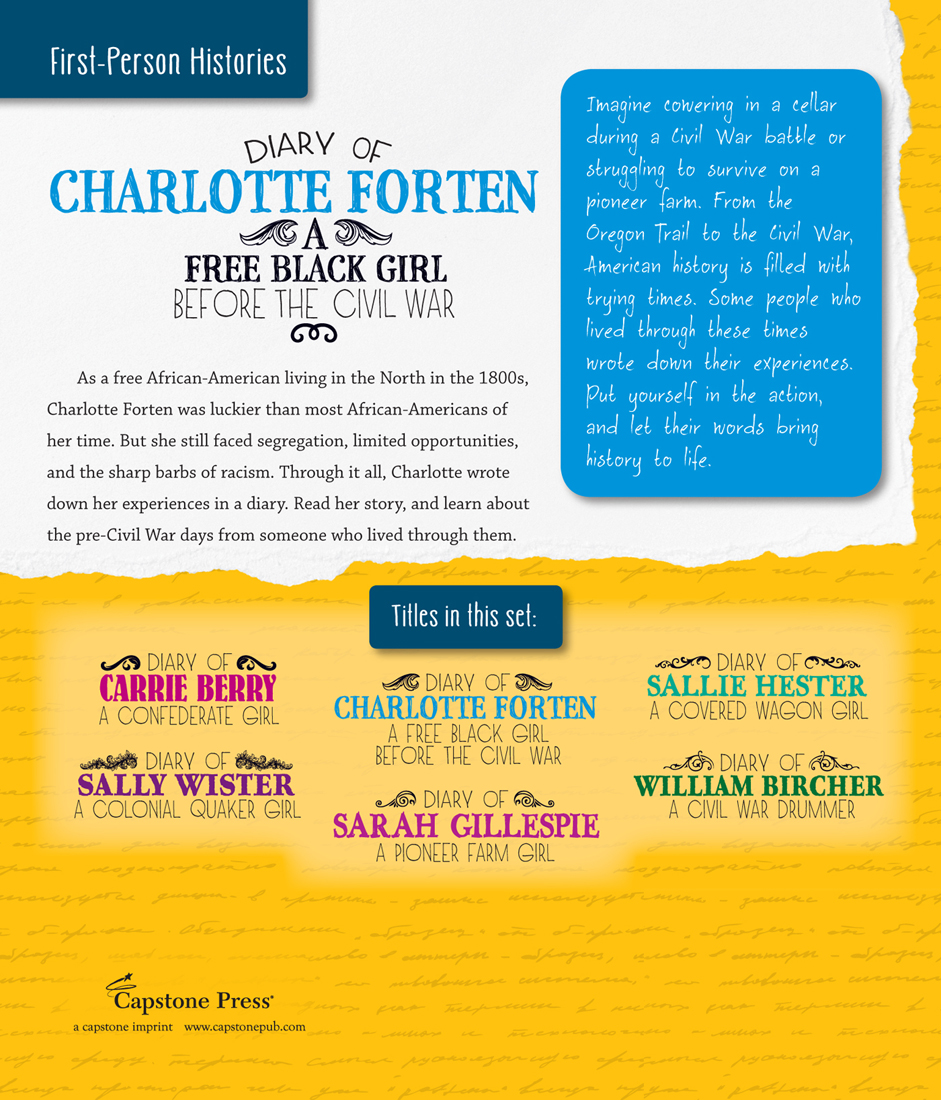 A Free Black Girl Before the Civil War Charlotte Forten recorded her first - photo 2