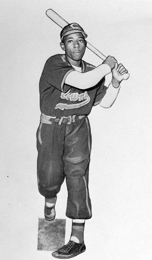 Hank Aaron playing for the Indianapolis Clowns 1952 from a promotional - photo 4