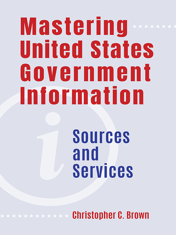 Mastering United States Government Information Mastering United States - photo 1