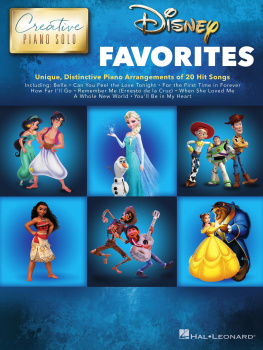 Hal Leonard Corp. Disney Favorites: Creative Piano Solo