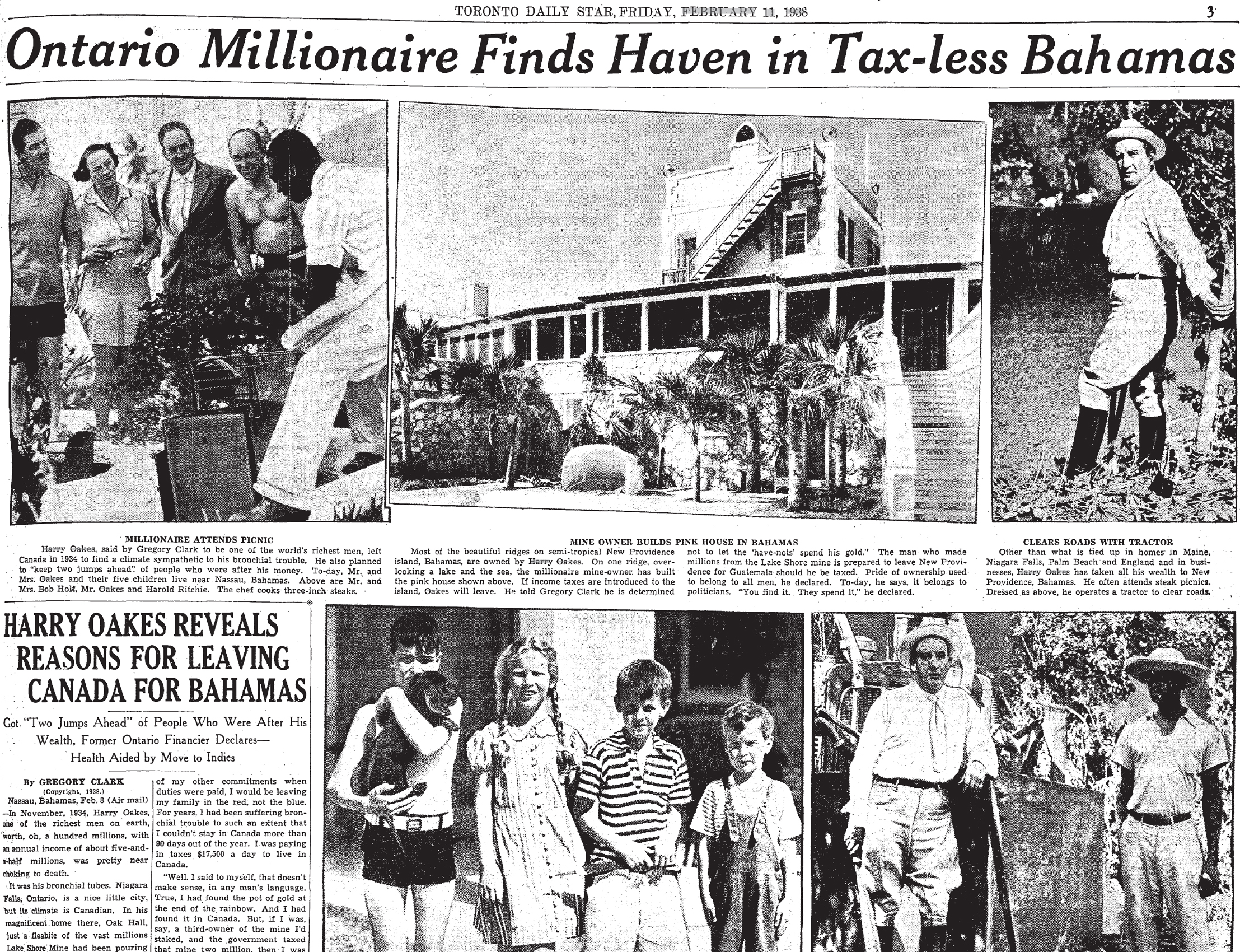 Toronto Daily Star Page 3 Feb 11 1938 courtesy Toronto Public Library - photo 1