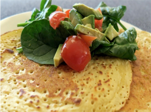 cup besan flour chickpea flour cup cold water Beat these together and leave - photo 5