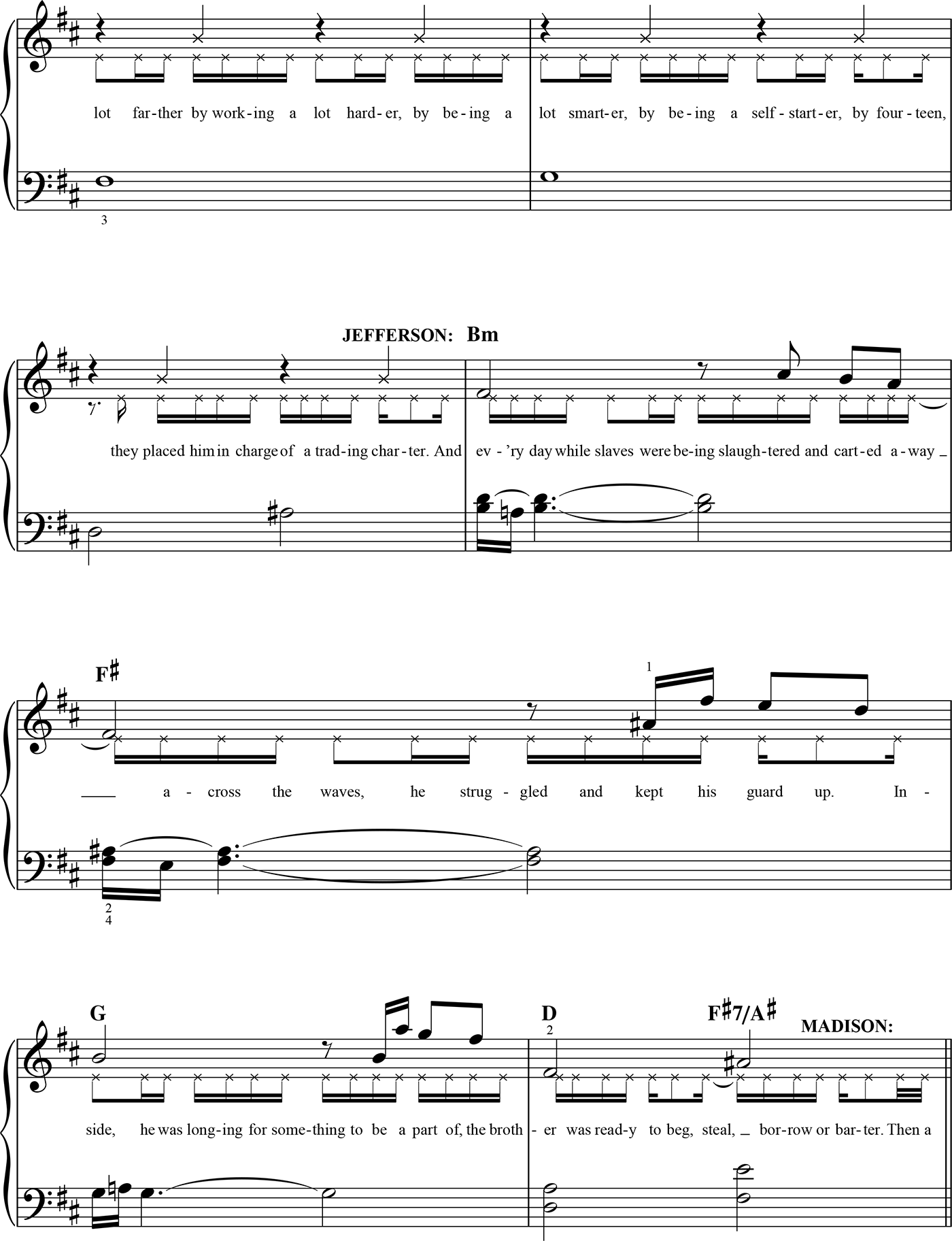 Hamilton Songbook Easy Piano Selections - photo 7