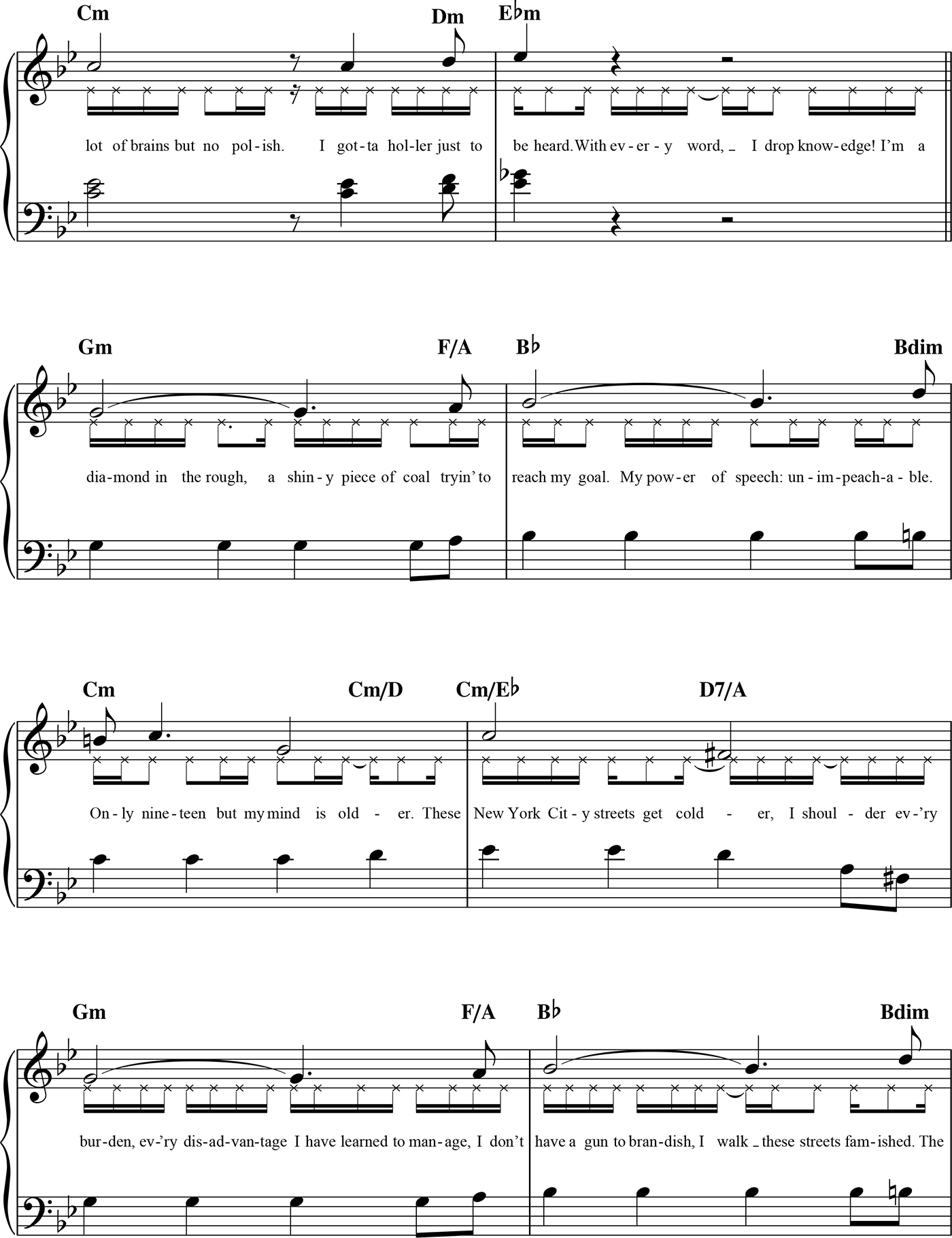 Hamilton Songbook Easy Piano Selections - photo 16