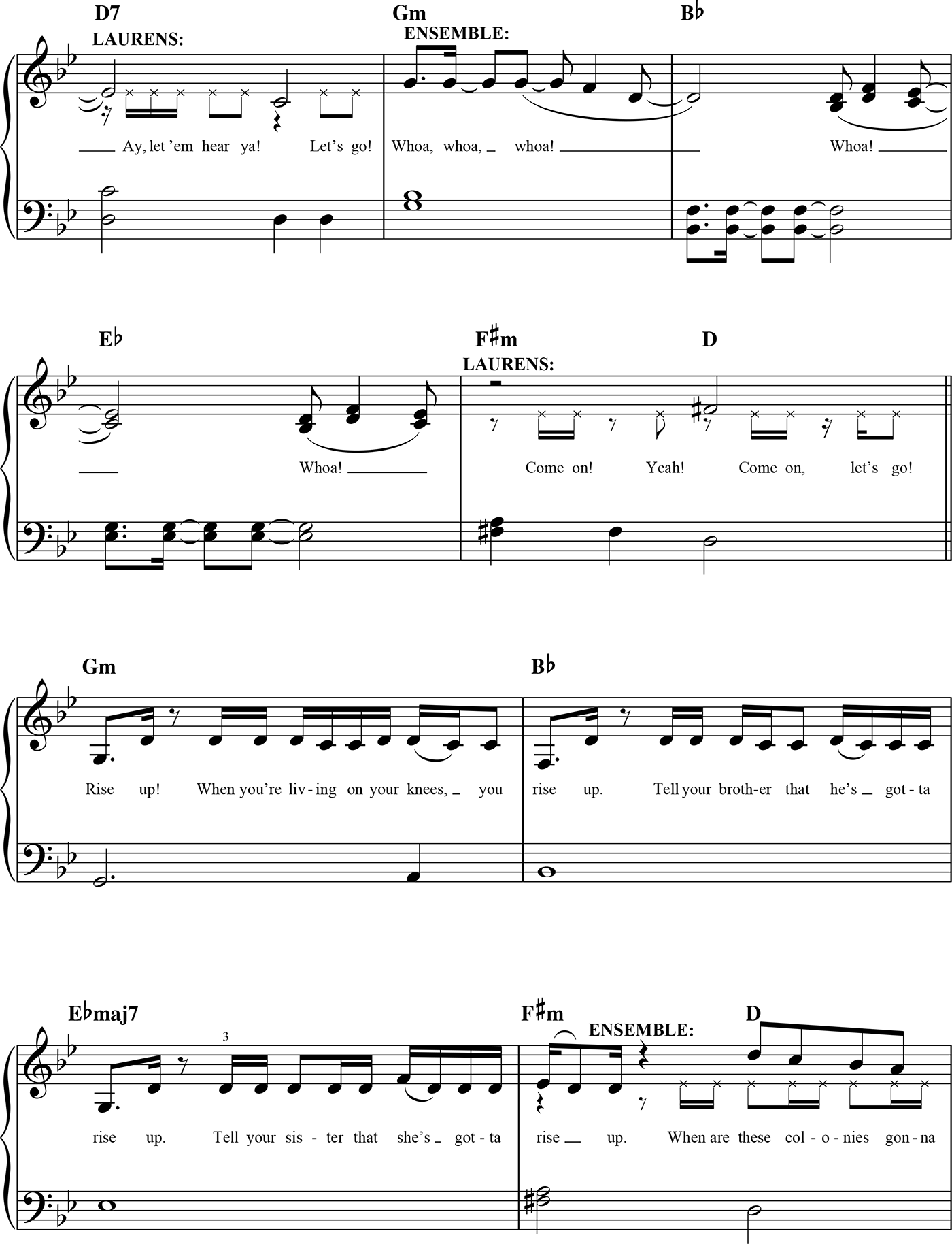 Hamilton Songbook Easy Piano Selections - photo 20