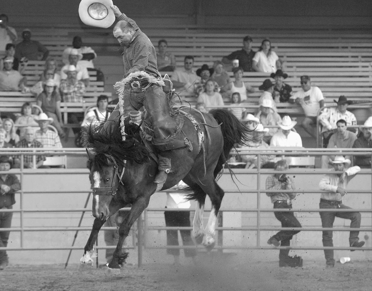 Fig Intro1 This ranch rodeo bronc rider focuses on the horses shoulders to - photo 3