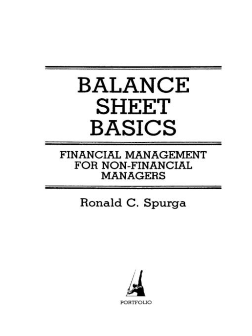 Table of Contents PORTFOLIO BALANCE SHEET BASICS Ronald C Spurga CFP - photo 1