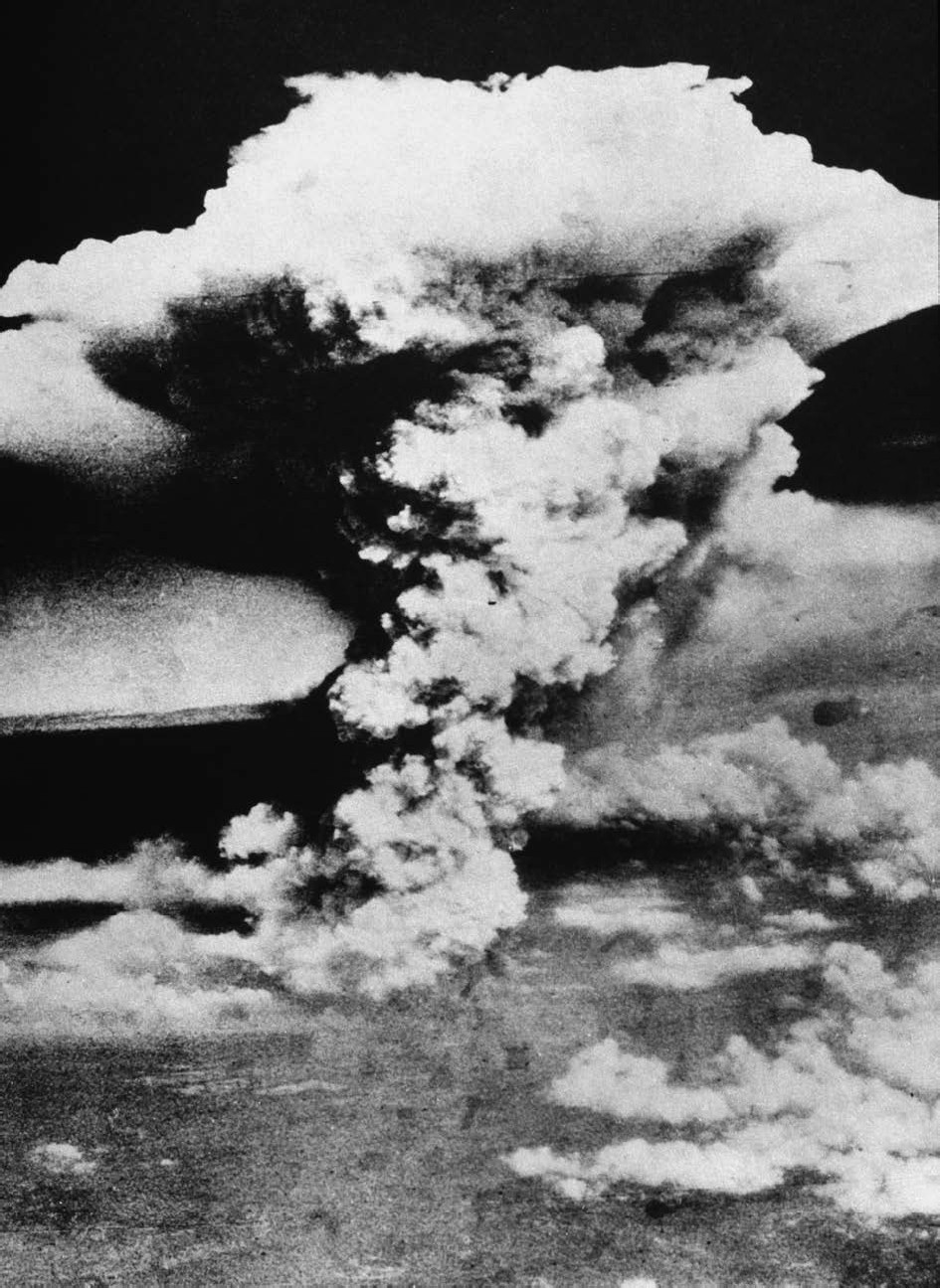 The mushroom cloud over Hiroshima Japan following the first atomic bomb - photo 6