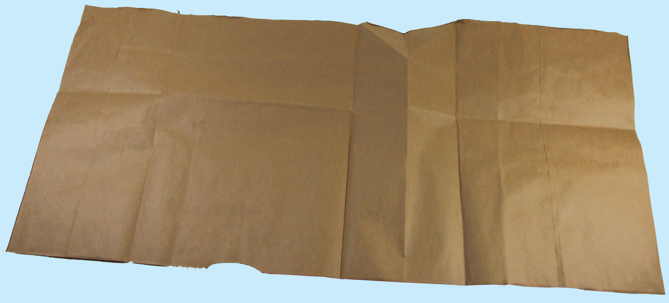 1 Cut off the bottom of the brown paper bag and cut along one corner to open - photo 10