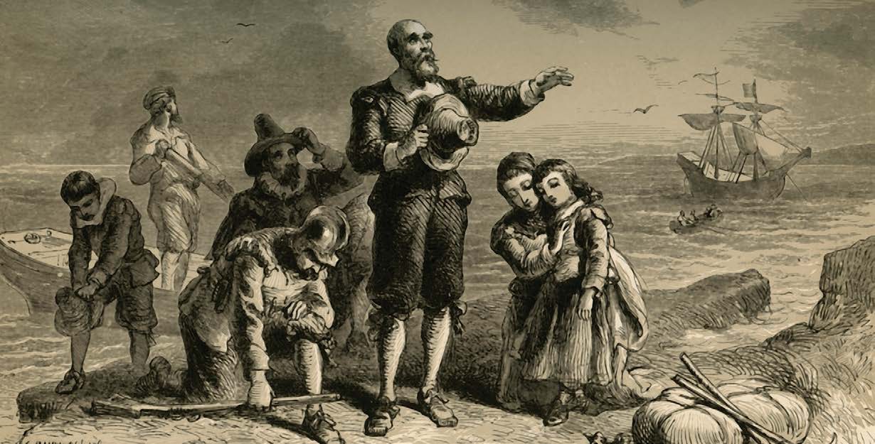 The Pilgrims landed at Plymouth Rock in 1620 INDENTURED SERVANTS Many - photo 8