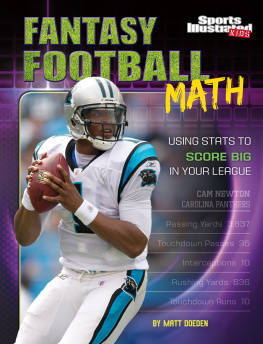 Matt Doeden - Fantasy Football Math: Using STATS to Score Big in Your League